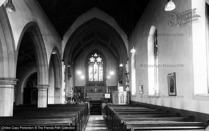 Photo of Cudworth, Church Interior c.1960