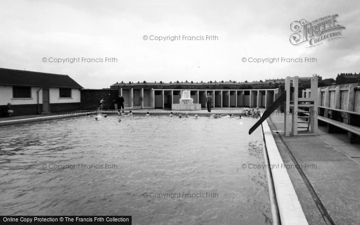 Photo of Cudworth, Swimming Baths c.1955