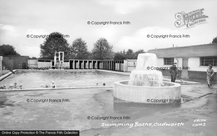 Photo of Cudworth, Swimming Baths c.1955