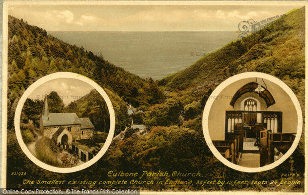 Photo of Culbone, Church Combe And Church Of St Beuno 1929