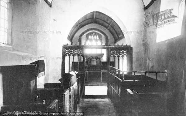 Photo of Culbone, Church Interior 1892