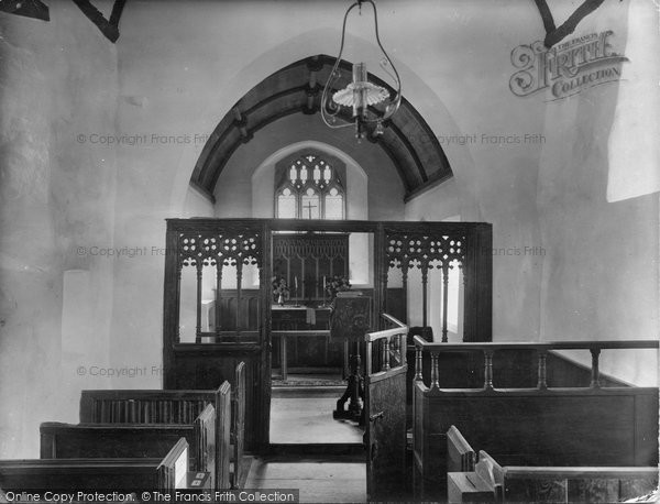 Photo of Culbone, The Smallest Parish Church In England, Interior 1929