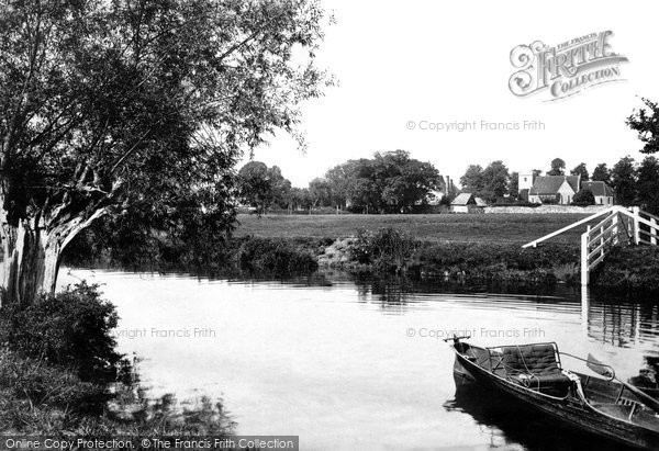 Photo of Culham, Church And River Thames 1890