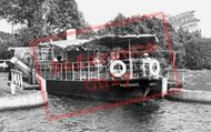 Pleasure Boat At The Lock c.1955, Culham