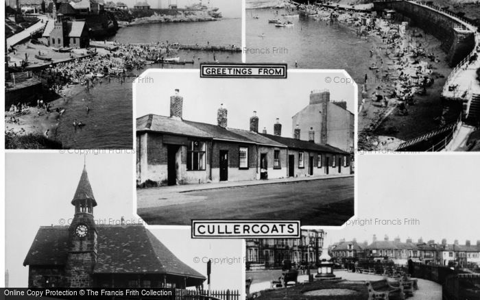 Photo of Cullercoats, Composite c.1955