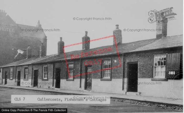 Photo of Cullercoats, Fishermen's Cottages c.1955