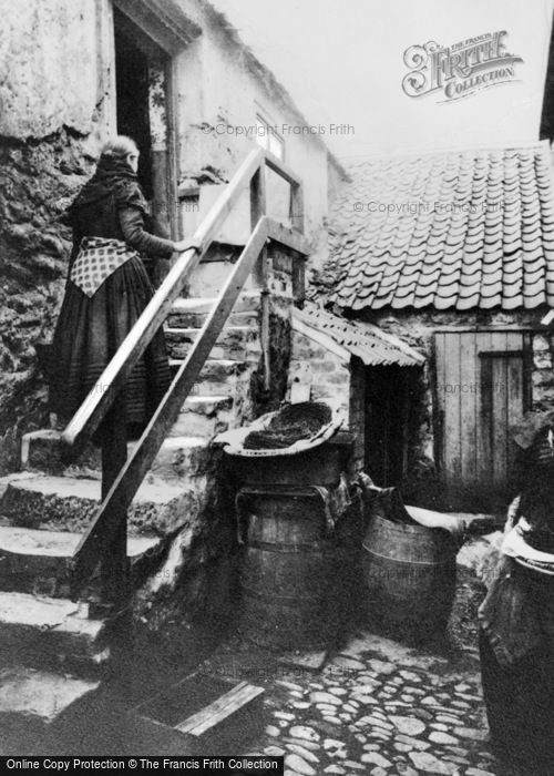 Photo of Cullercoats, Nancy's Yard c.1900