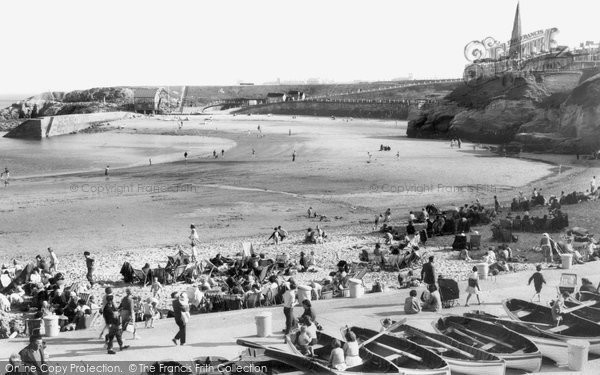 Photo of Cullercoats, North Beach c.1965