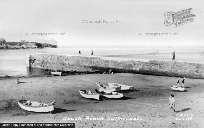 Photo of Cullercoats, South Beach c.1965