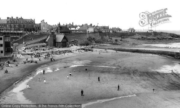 Photo of Cullercoats, The Beach 1965