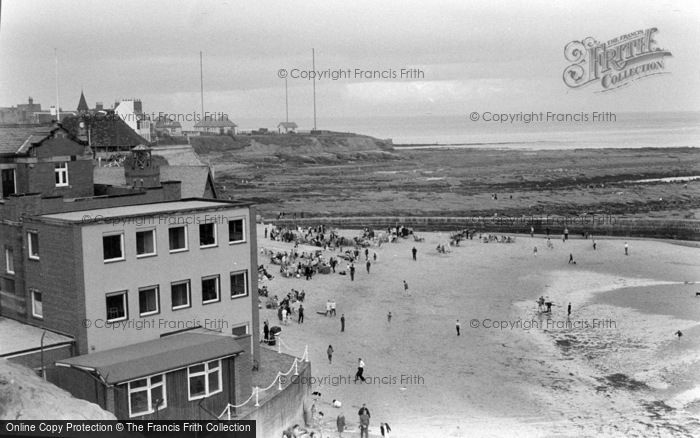 Photo of Cullercoats, The Beach c.1964