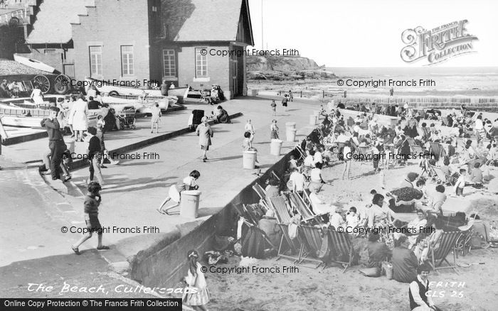 Photo of Cullercoats, The Beach c.1965