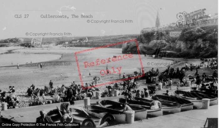 Photo of Cullercoats, The Beach c.1965