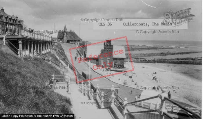 Photo of Cullercoats, The Beach c.1965