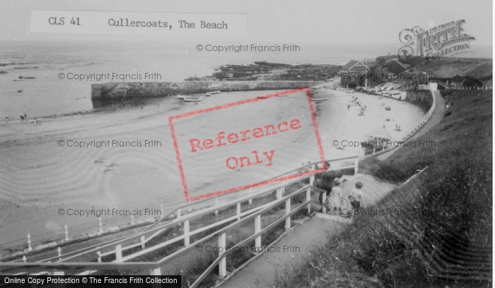 Photo of Cullercoats, The Beach c.1965