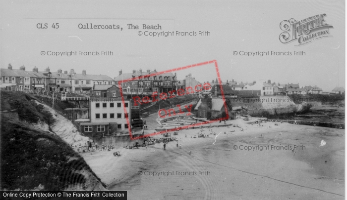 Photo of Cullercoats, The Beach c.1965