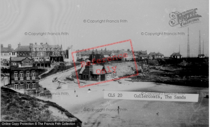 Photo of Cullercoats, The Sands c.1955
