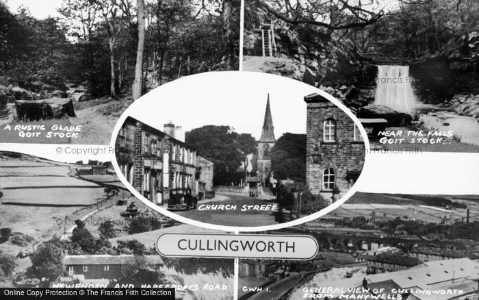 Photo of Cullingworth, Composite c.1955