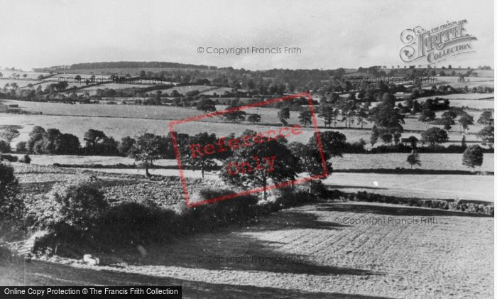 Photo of Cullompton, Country View c.1955