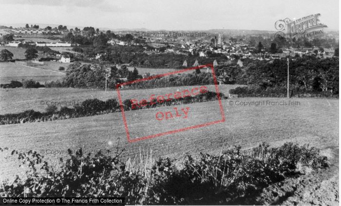 Photo of Cullompton, General View c.1955