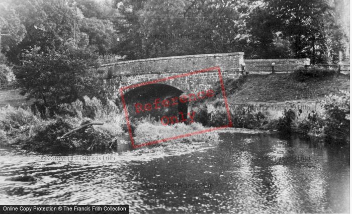 Photo of Cullompton, River And Bridge c.1955