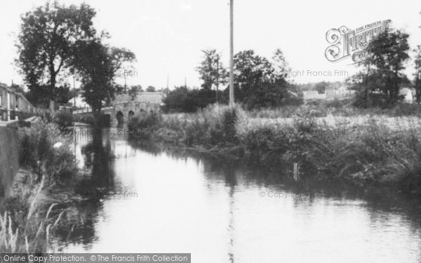 Photo of Culmstock, River Culm c.1960