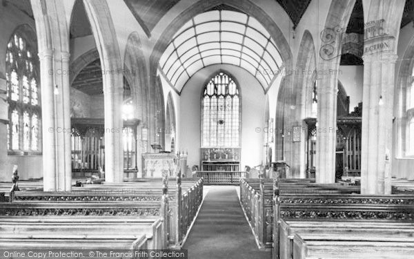 Photo of Curry Rivel, St Andrew's Church Interior c.1960