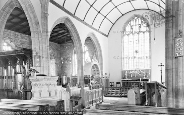 Photo of Curry Rivel, St Andrew's Church Interior c.1960