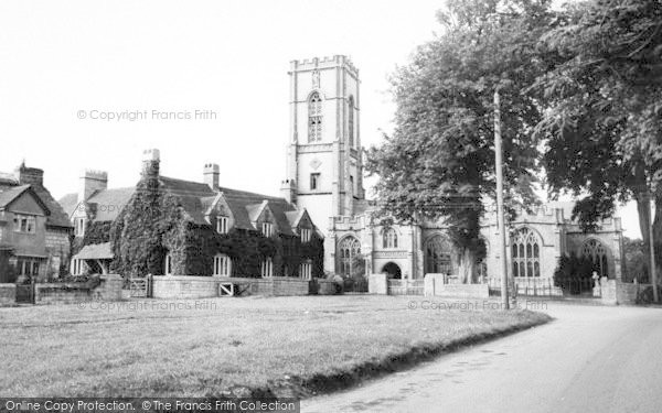 Photo of Curry Rivel, The Village Green And St Andrew's Church c.1960
