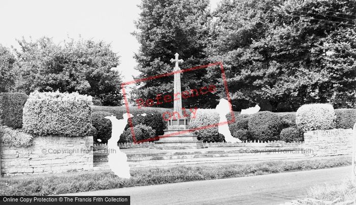 Photo of Curry Rivel, The War Memorial c.1960