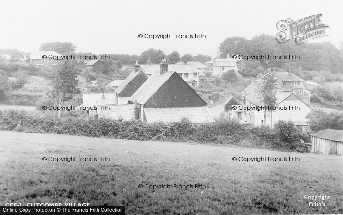 Photo of Cutcombe, Village c.1960