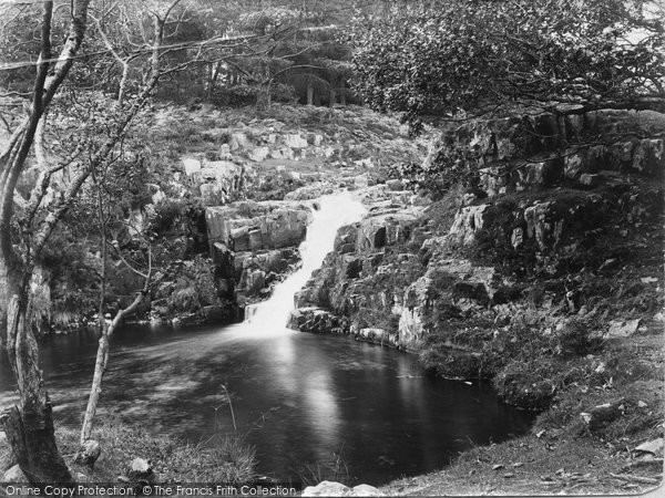 Photo of Cwm Bychan, Falls At Cwm Bychan c.1890
