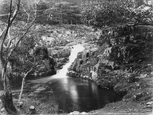 Falls At Cwm Bychan c.1890, Cwm Bychan