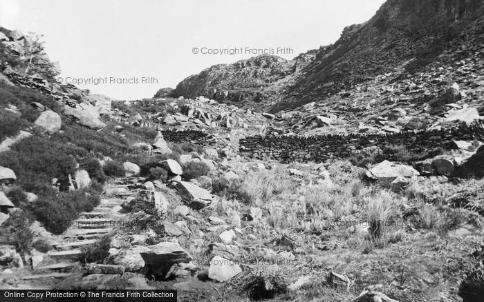 Photo of Cwm Bychan, Roman Steps c.1955