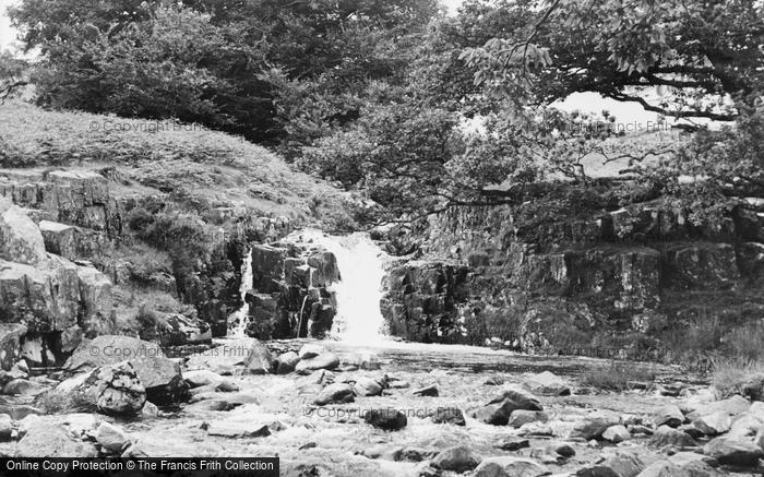Photo of Cwm Bychan, The Waterfalls c.1955