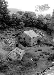 Cwm Llinau, The Old Mill c.1960, Cwm-Llinau