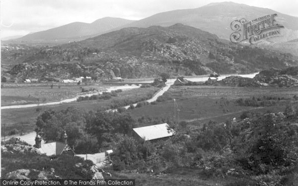 Photo of Cwm Y Glo, A Glimpse Of Llanberis Lake c.1955
