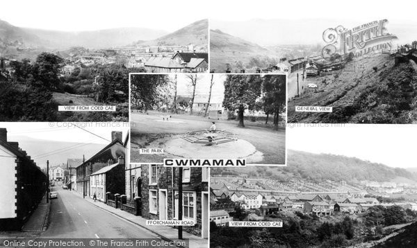 Photo of Cwmaman, Composite c.1960