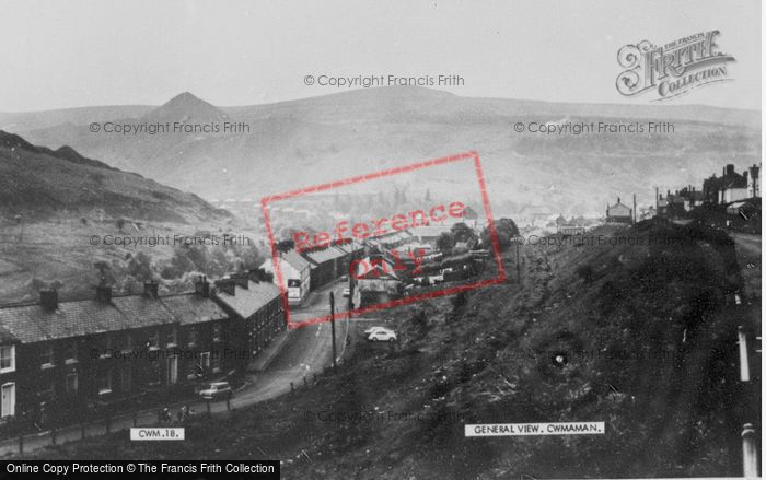 Photo of Cwmaman, General View c.1960