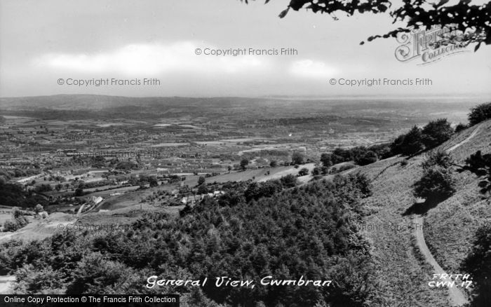 Photo of Cwmbran, General View c.1960