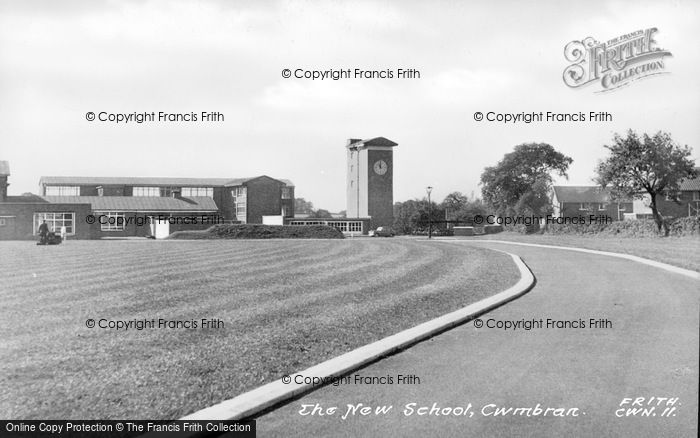 Photo of Cwmbran, The New School c.1960