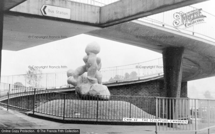 Photo of Cwmbran, The Sculpture c.1960