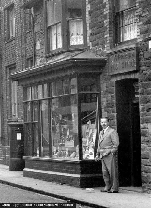 Photo of Cwmcarn, Post Office 1954