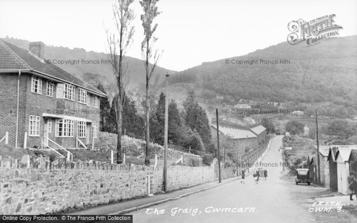 Photo of Cwmcarn, The Craig 1954