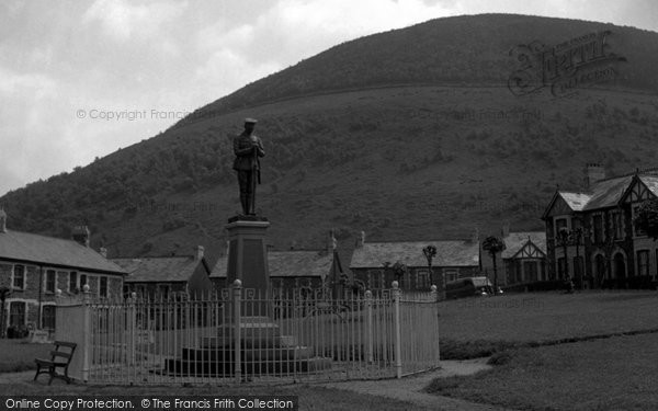 Photo of Cwmcarn, The Park And Memorial 1954