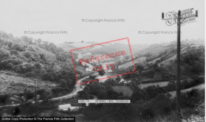 Photo of Cwmduad, General View c.1965