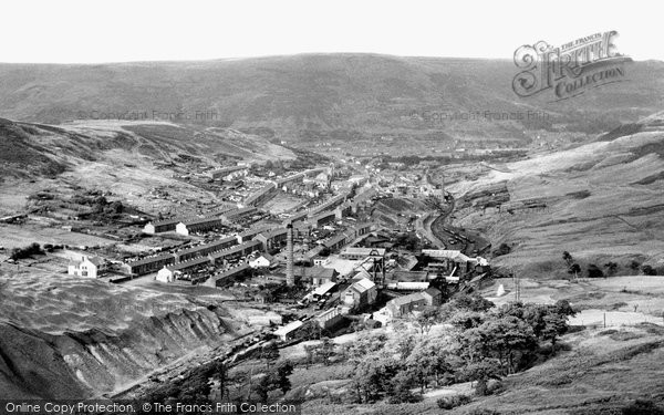 Photo of Cwmparc, Upper Cwmparc From Mountain Road c.1960