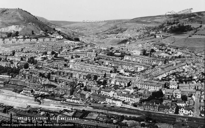 Photo of Cwmtillery, And Pen Y Bont c.1955