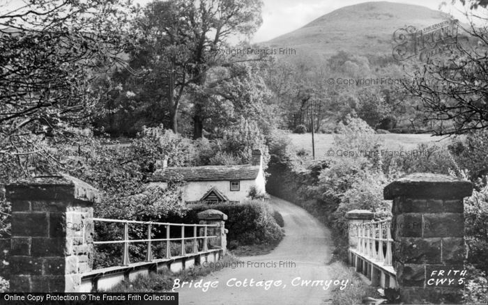 Photo of Cwmyoy, Bridge Cottage c.1955
