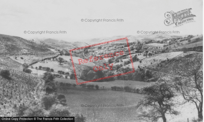 Photo of Cynghordy, From The Sugar Loaf c.1960